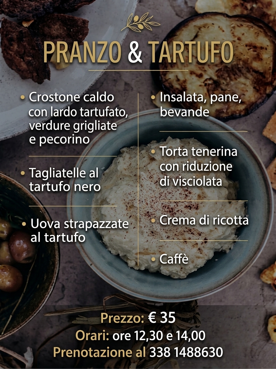Pranzo & Tartufo con la Pro Loco Pergola APS